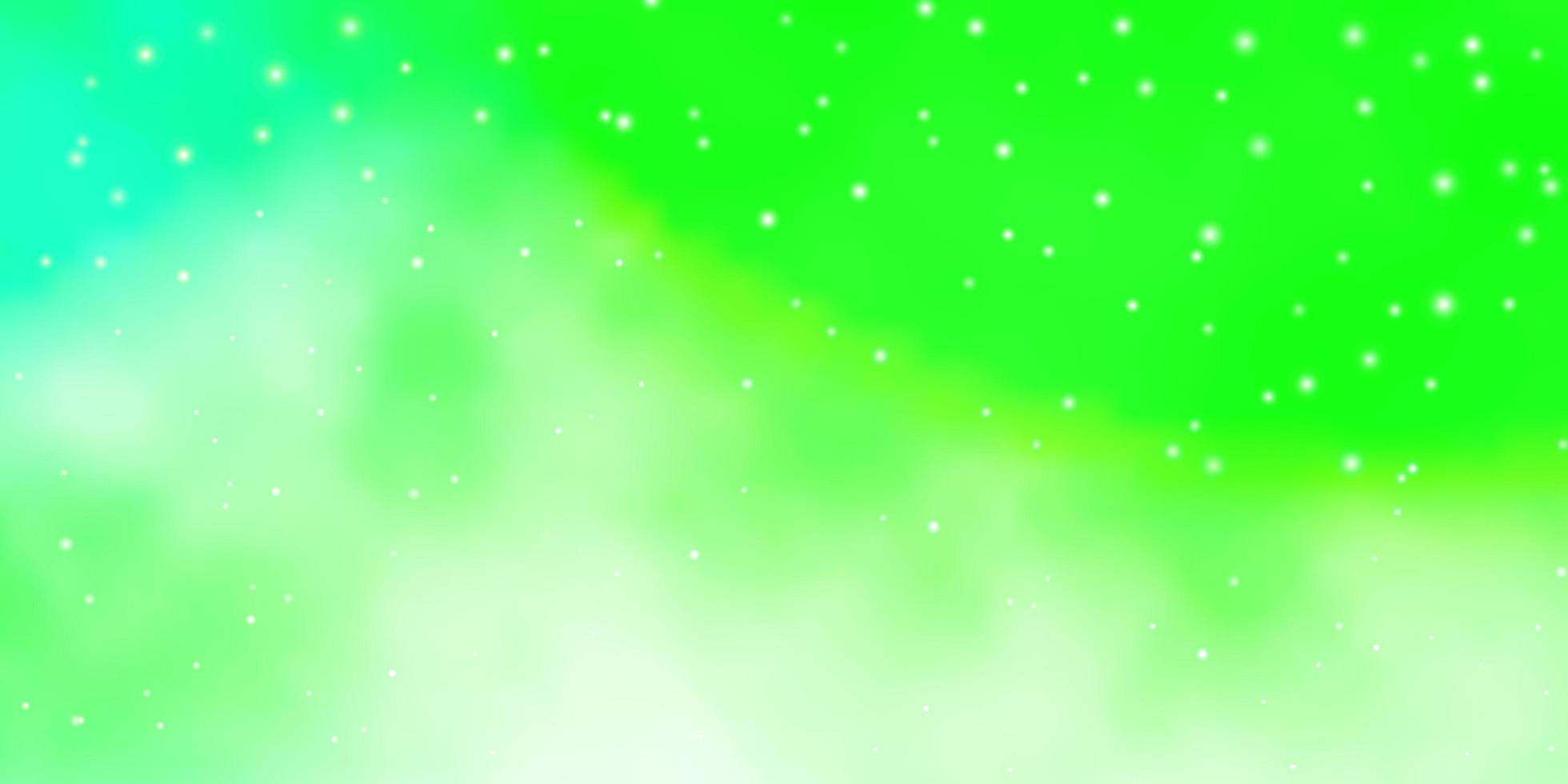 patrón de vector verde claro con estrellas abstractas ilustración colorida en estilo abstracto con patrón de estrellas degradado para folletos de anuncios de año nuevo