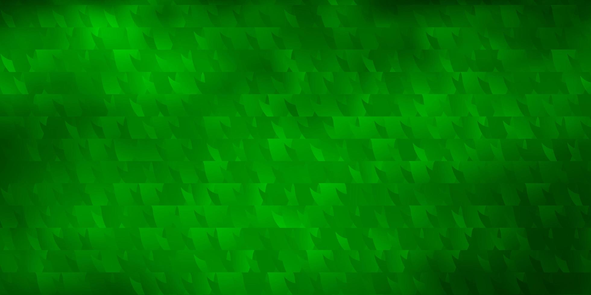 Dark Green vector texture with triangular style