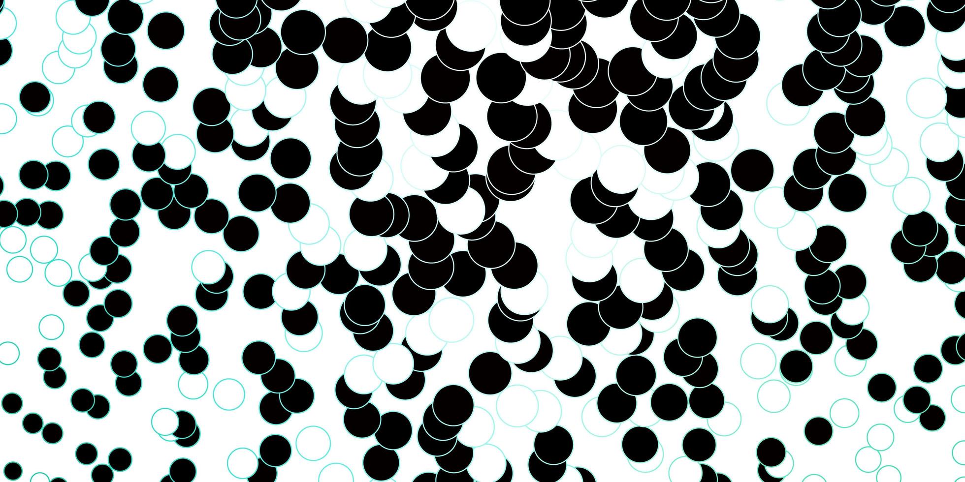 Dark Green vector layout with circle shapes Glitter abstract illustration with colorful drops Pattern for wallpapers curtains