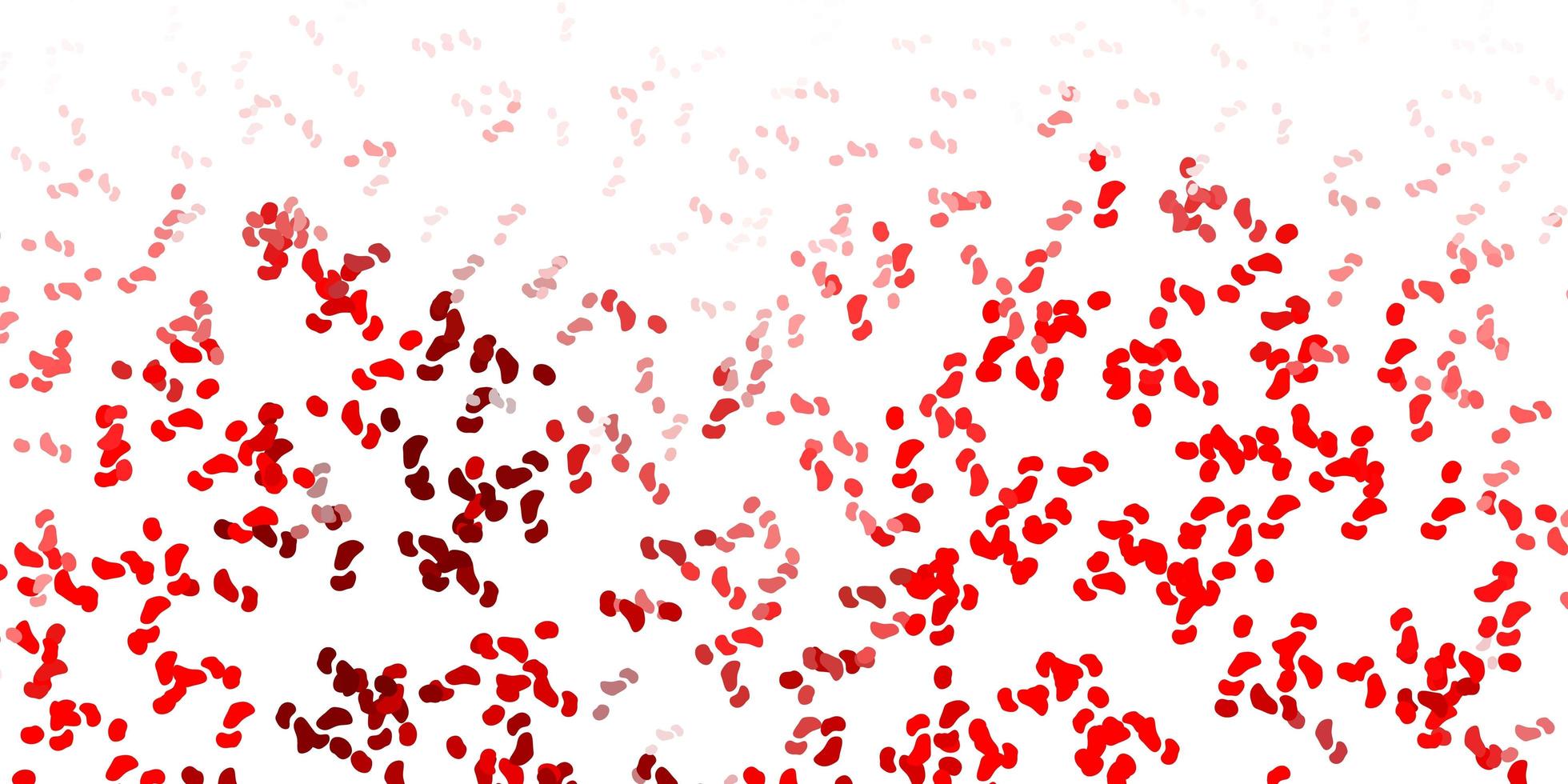 Light red yellow vector background with random forms