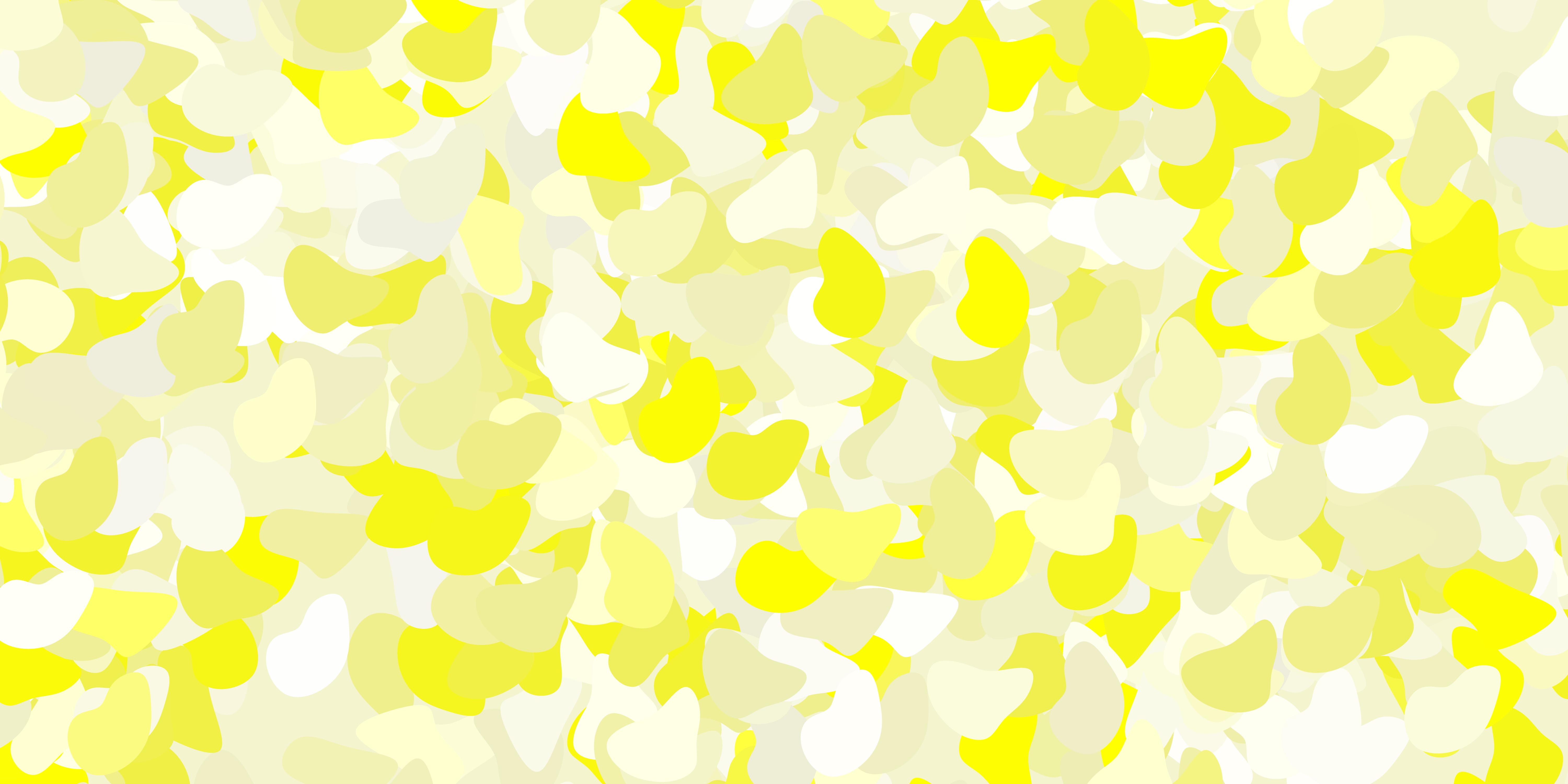 Light yellow vector pattern with abstract shapes 2535535 Vector Art at