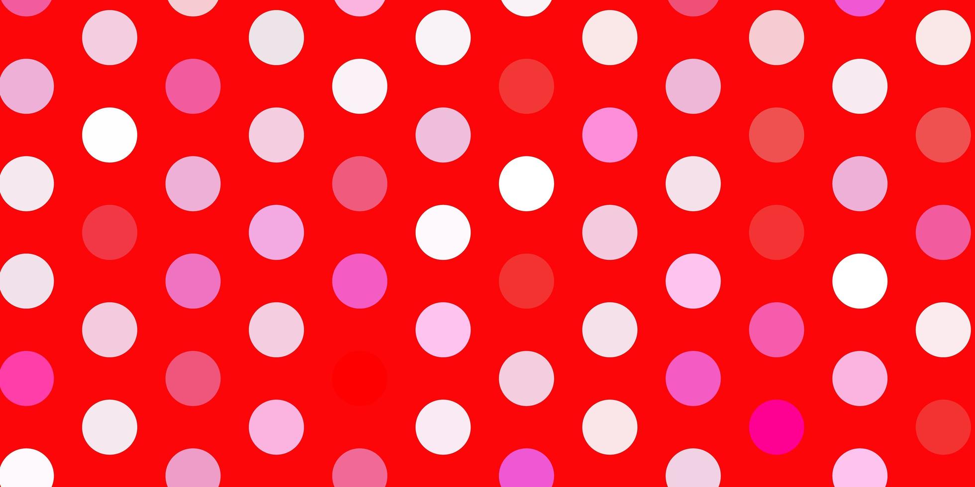 Light red vector backdrop with dots