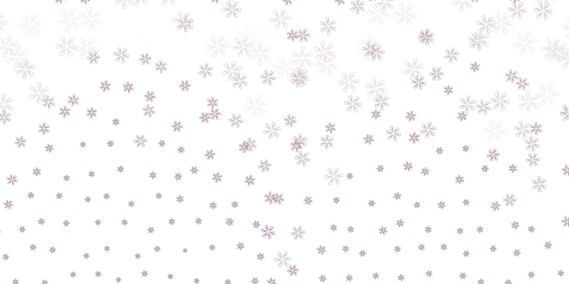 Light red vector abstract backdrop with leaves