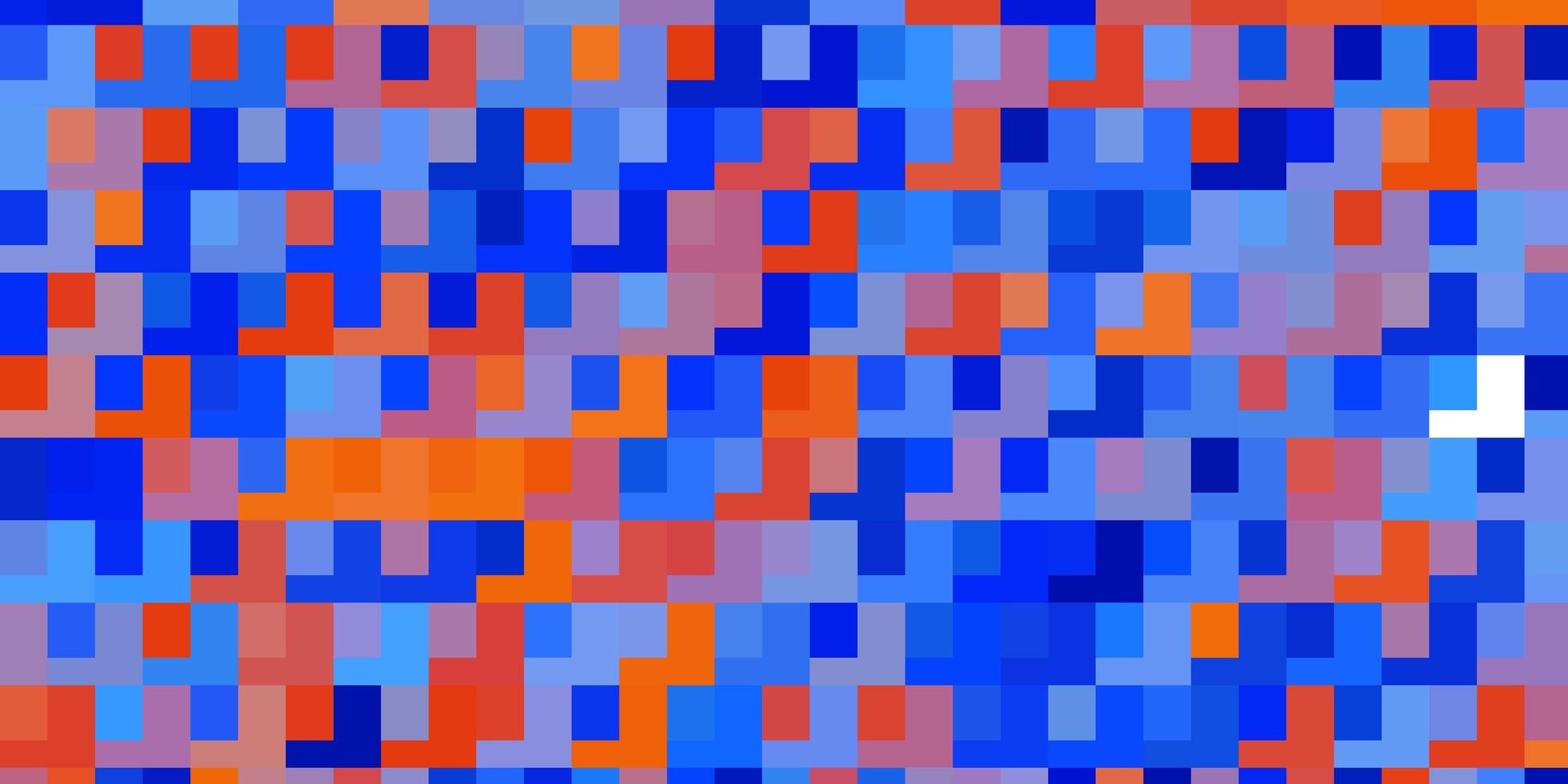 Plantilla de vector rojo azul claro en ilustración de rectángulos con un conjunto de patrón de rectángulos degradados para anuncios comerciales