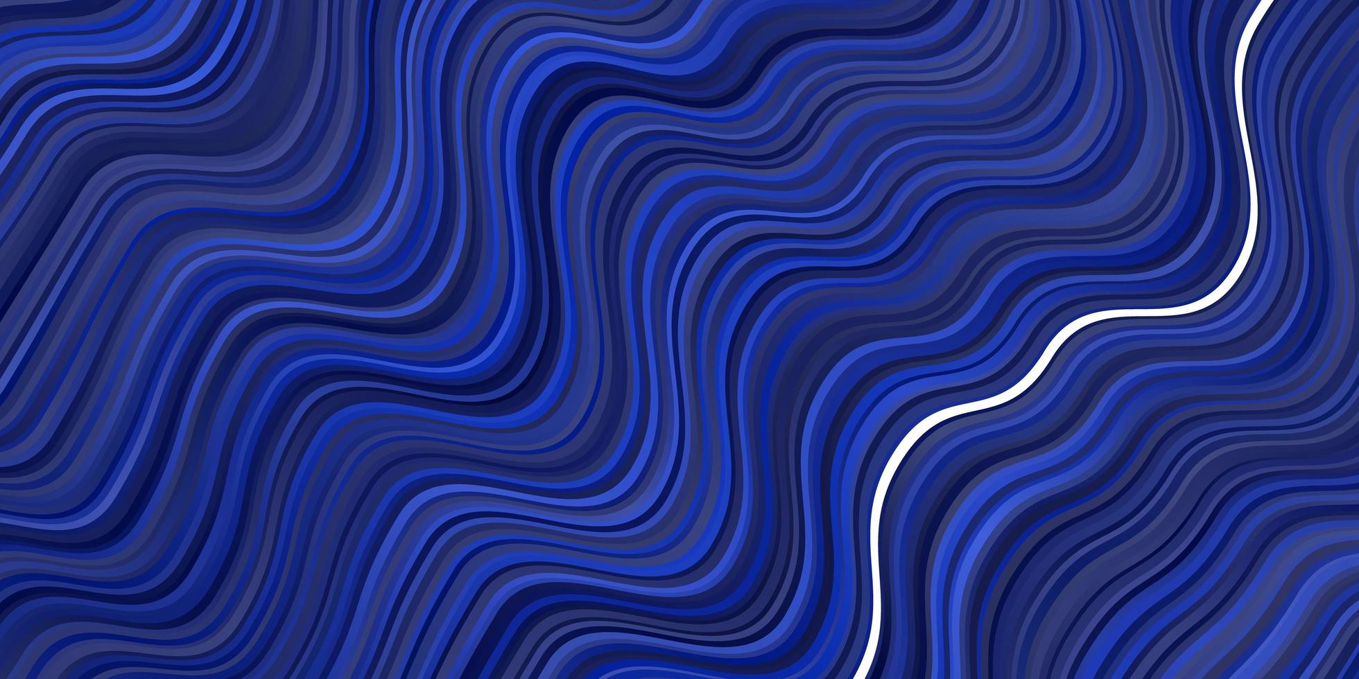 Dark BLUE vector background with bent lines Brand new colorful illustration with bent lines Pattern for ads commercials