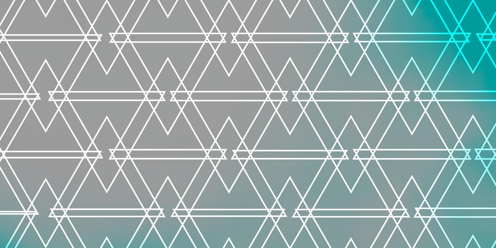 Light Blue Green vector backdrop with lines triangles Illustration with set of colorful triangles Pattern for booklets leaflets