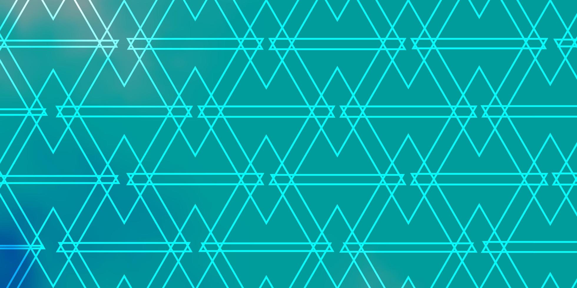 patrón de vector verde azul claro con ilustración de degradado abstracto de estilo poligonal con patrón de triángulos para sitios web