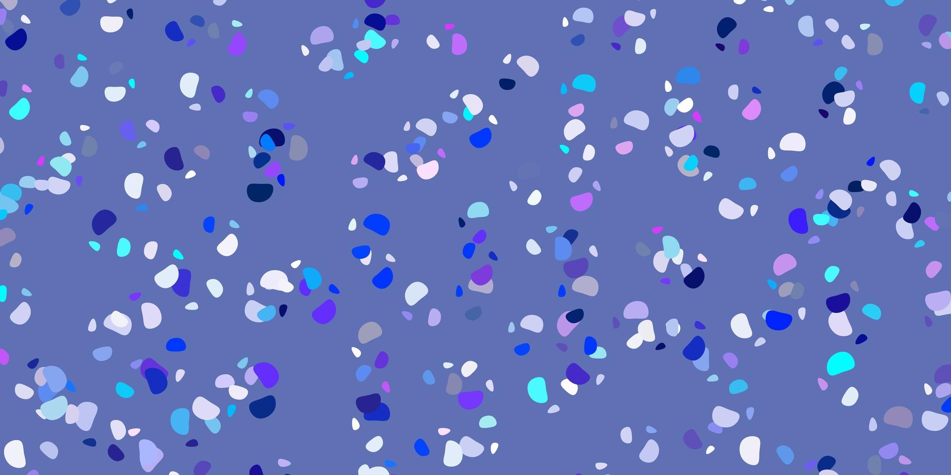 Light pink blue vector template with abstract forms