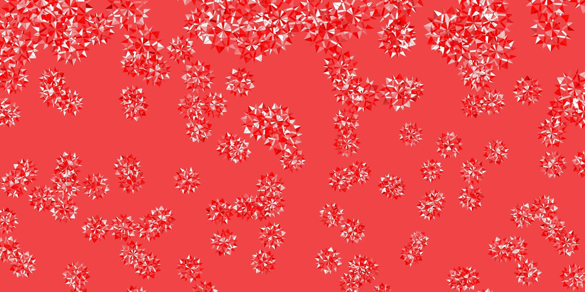 Light orange vector background with christmas snowflakes