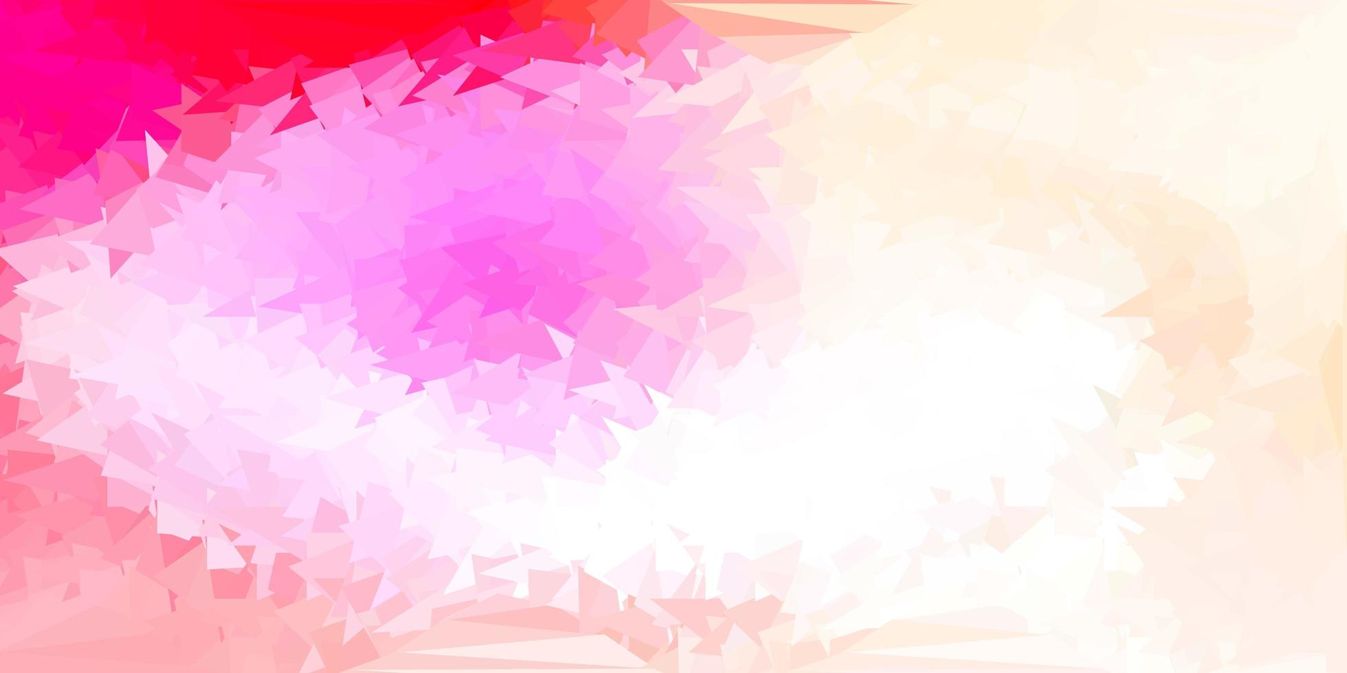 plantilla de triángulo abstracto vector rosa claro