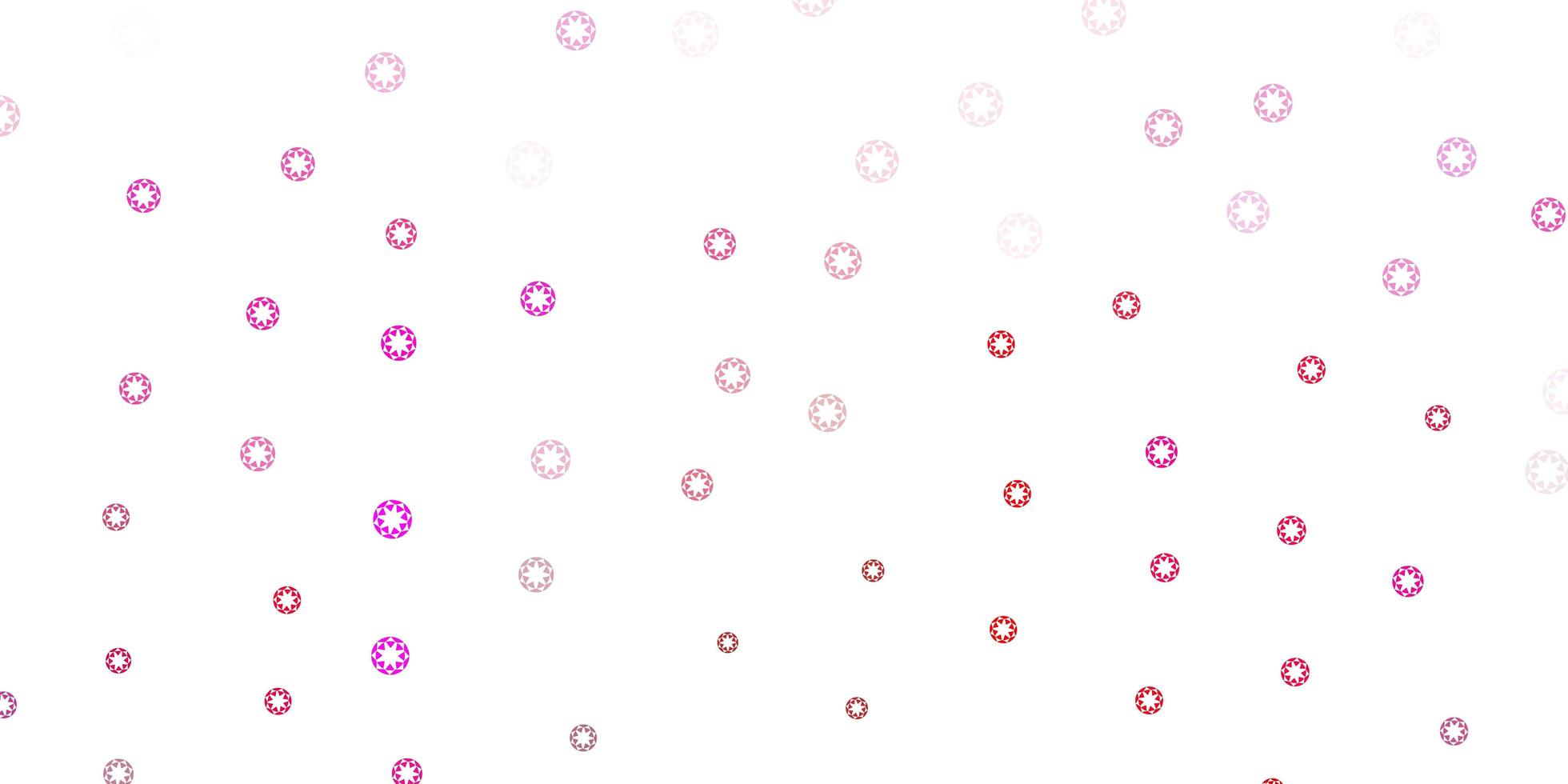 textura de vector rosa claro con discos