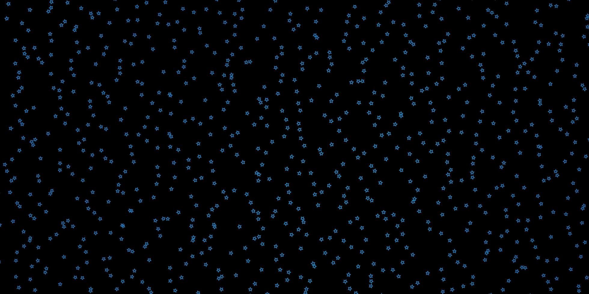 Fondo de vector azul oscuro con estrellas de colores Ilustración abstracta geométrica moderna con tema de estrellas para teléfonos móviles