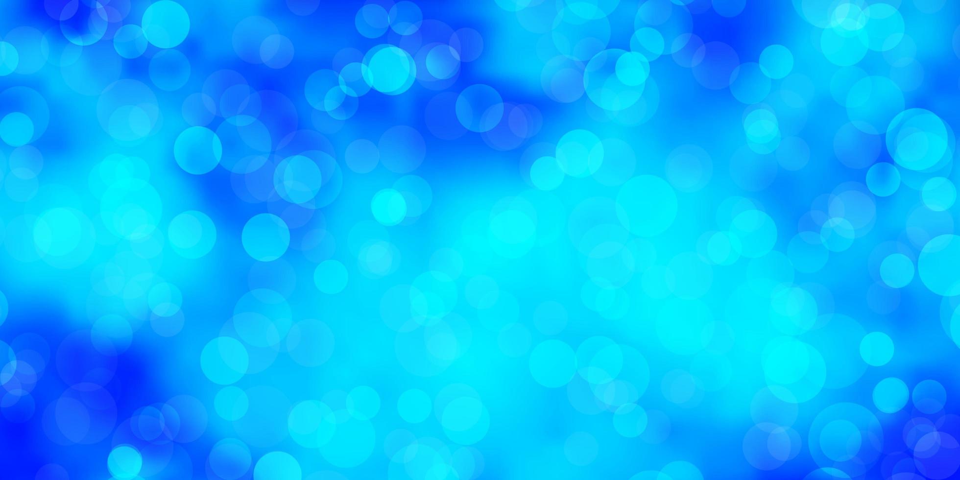 Light BLUE vector texture with circles Glitter abstract illustration with colorful drops Pattern for business ads