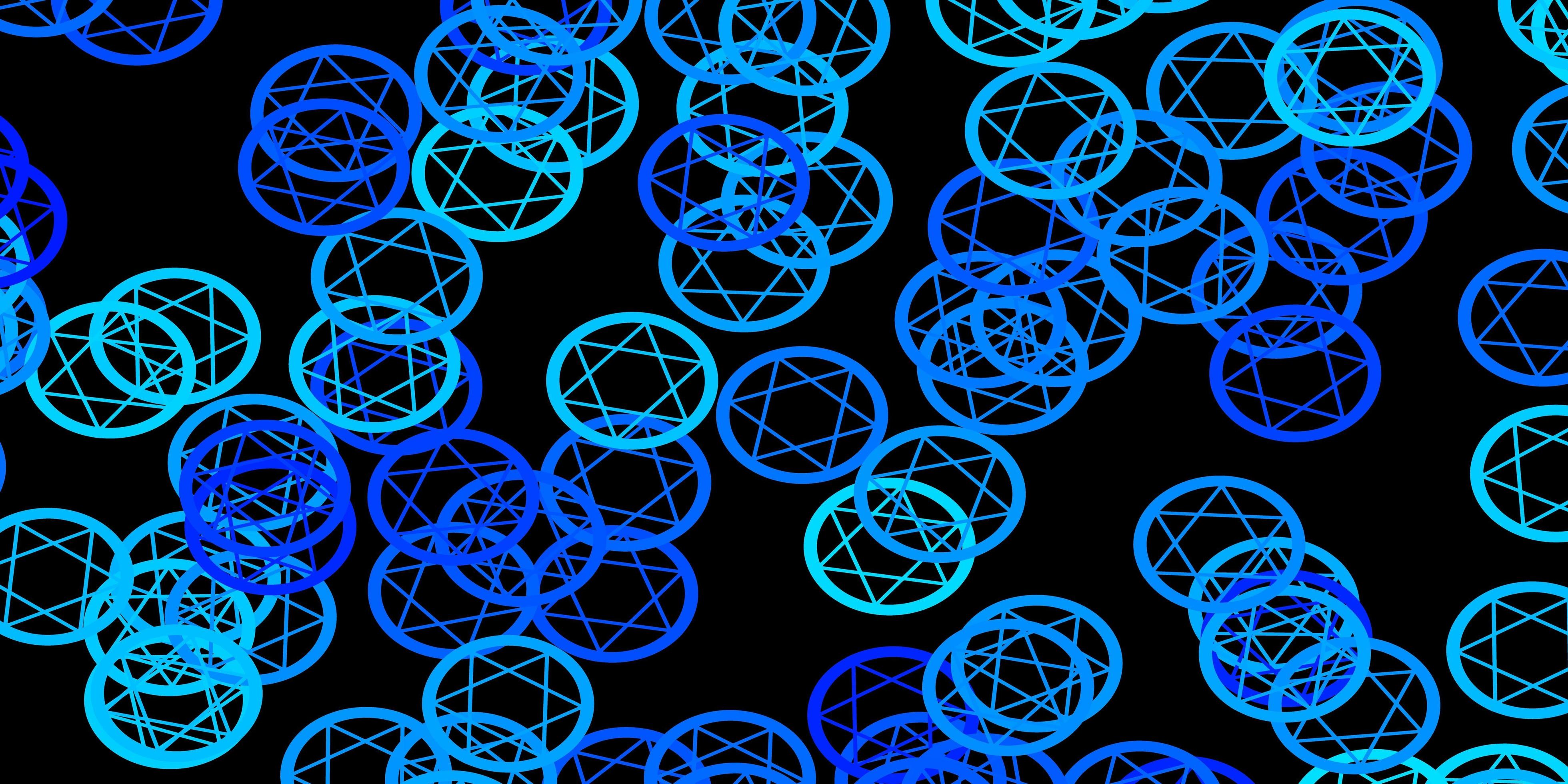 Dark BLUE vector pattern with magic elements 2536463 Vector Art at Vecteezy