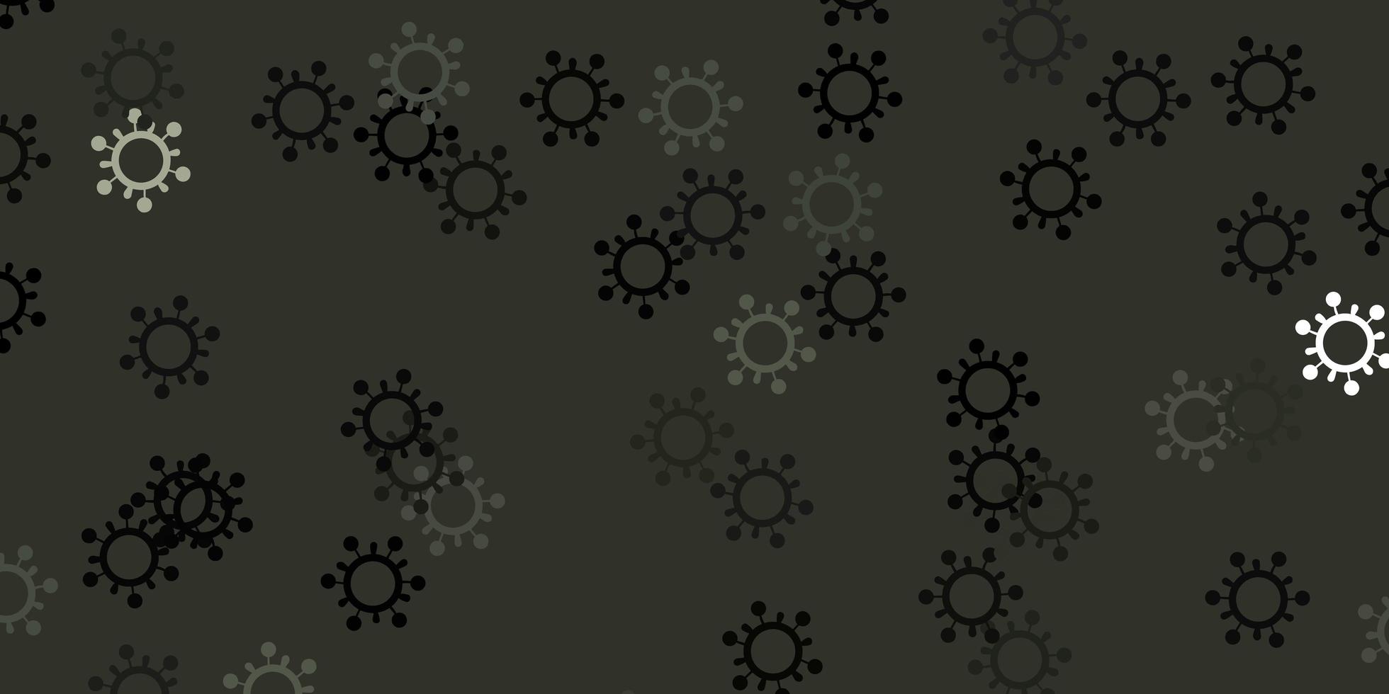 Light gray vector texture with disease symbols