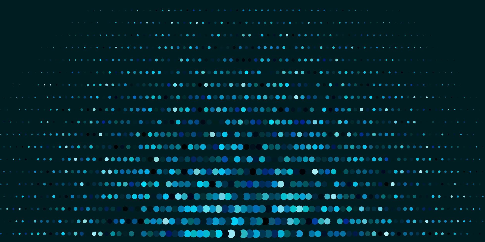 Dark BLUE vector pattern with spheres Colorful illustration with gradient dots in nature style Pattern for booklets leaflets