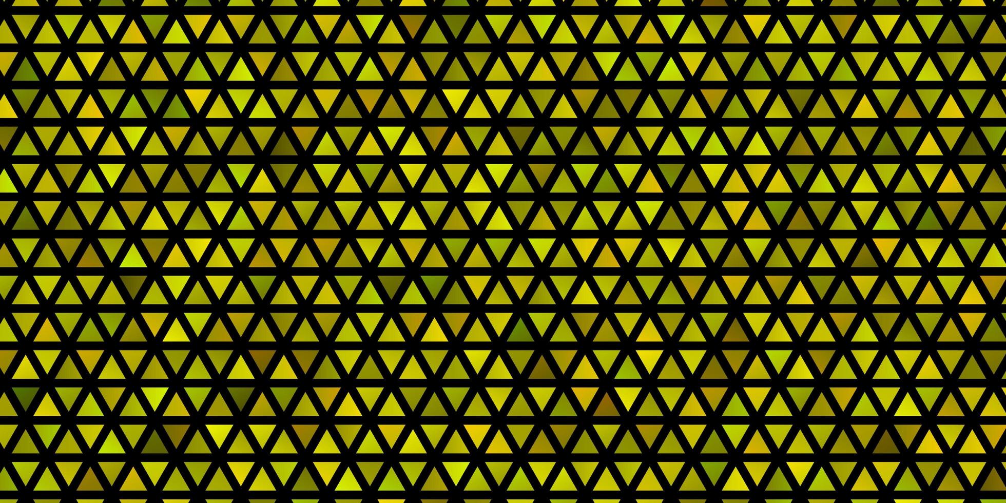 Light Yellow vector background with triangles