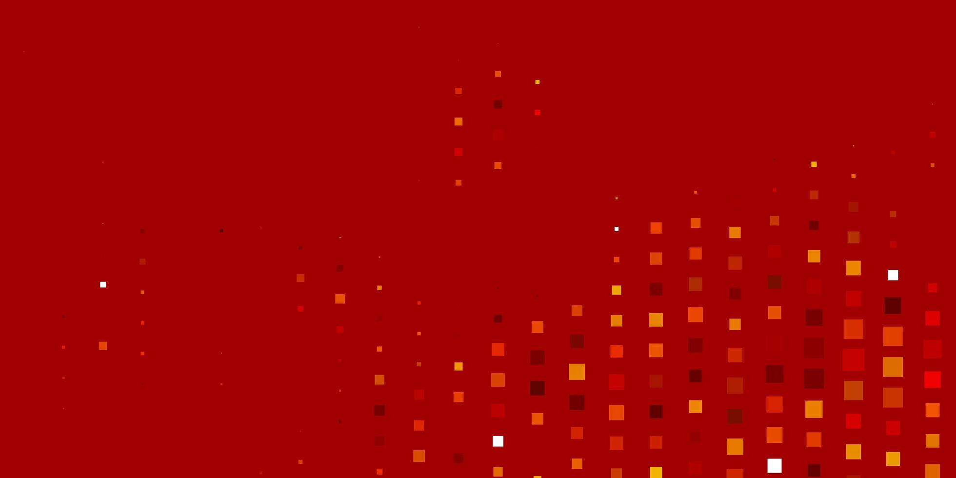 diseño de vector amarillo rojo claro con líneas rectángulos ilustración colorida con rectángulos degradados y cuadrados patrón para negocios folletos folletos