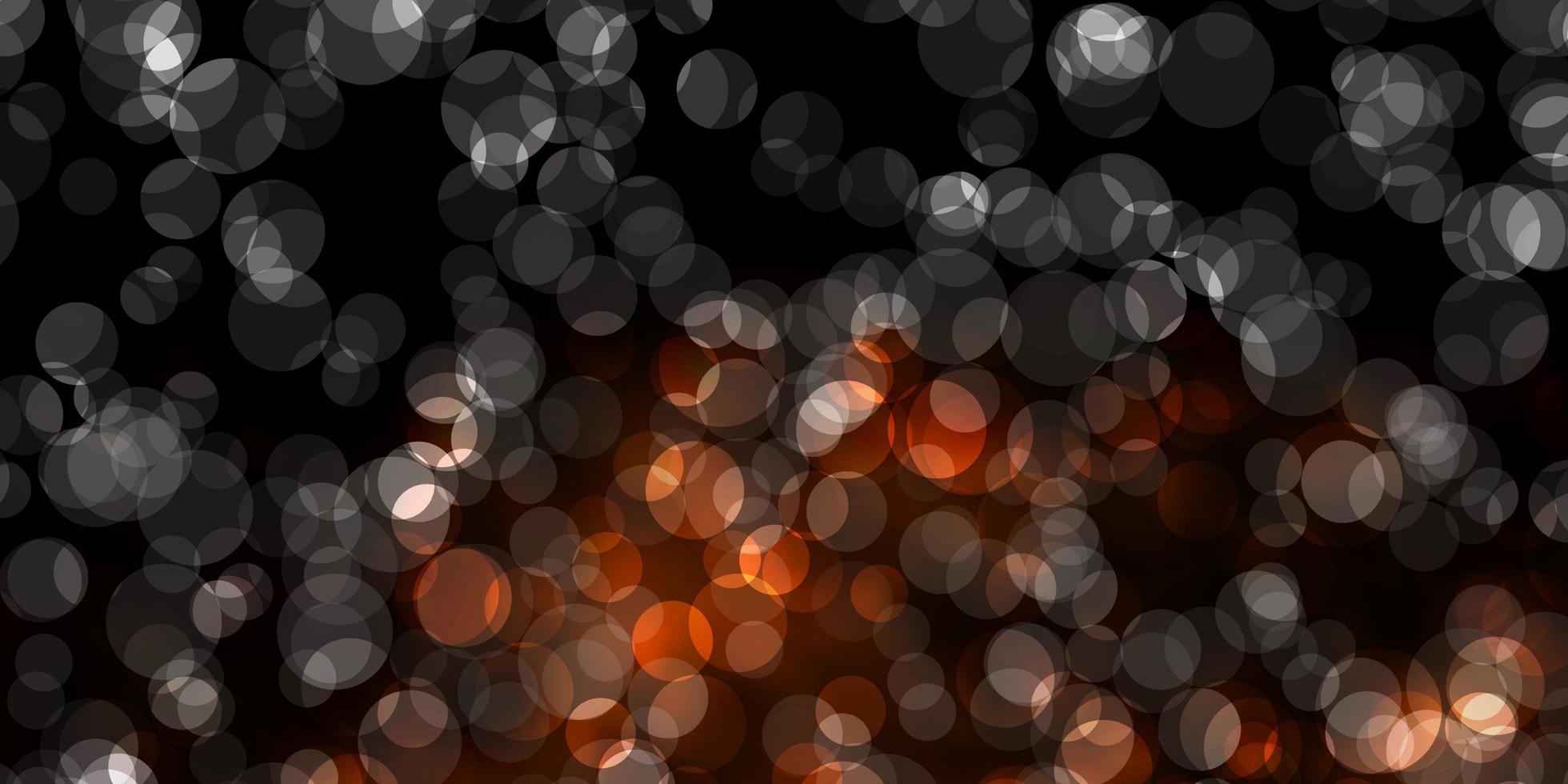 Dark Yellow vector backdrop with dots
