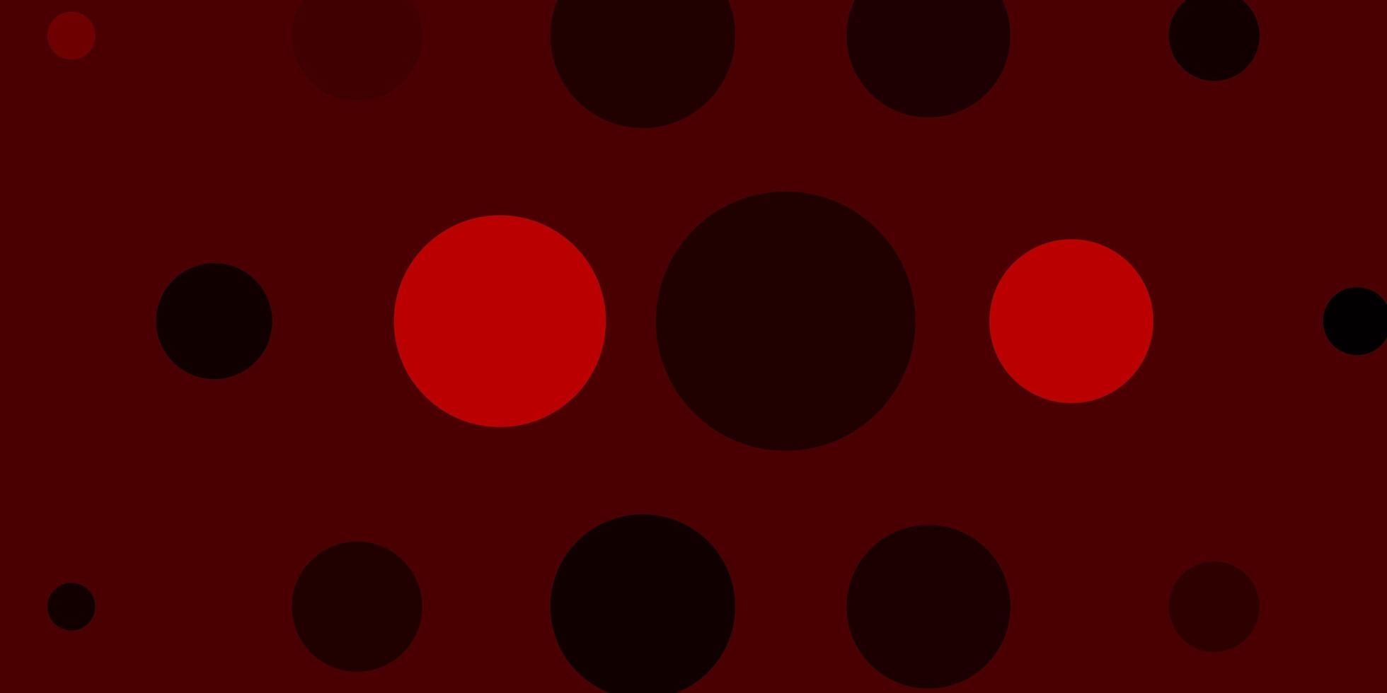 diseño de vector rojo claro con formas de círculo ilustración abstracta con manchas de colores en estilo de la naturaleza nueva plantilla para un libro de marca