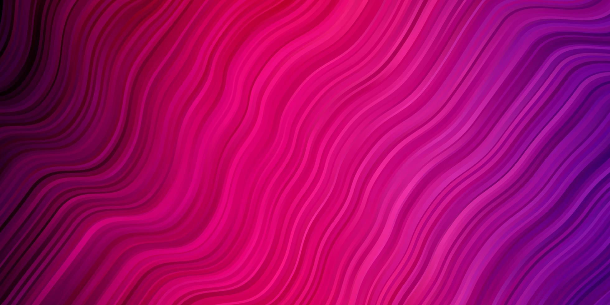 Light Purple Pink vector layout with circular arc Colorful illustration which consists of curves Pattern for websites landing pages