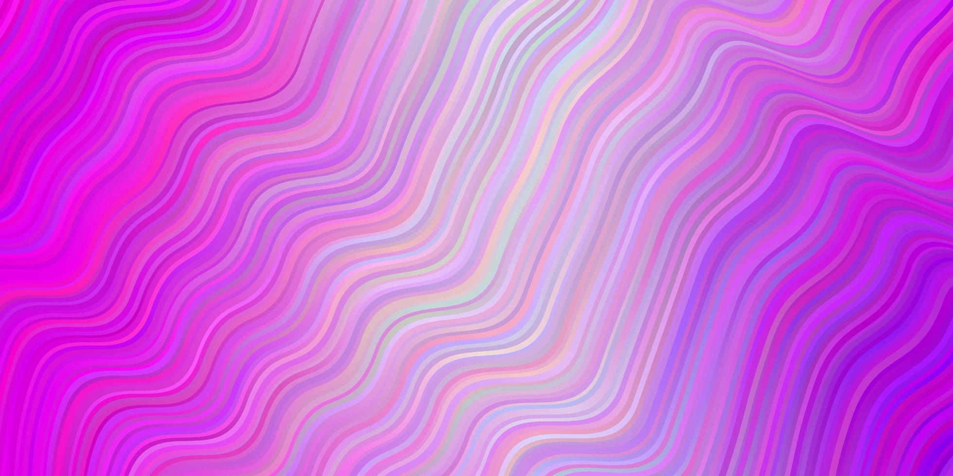 Light Purple Pink vector backdrop with wry lines