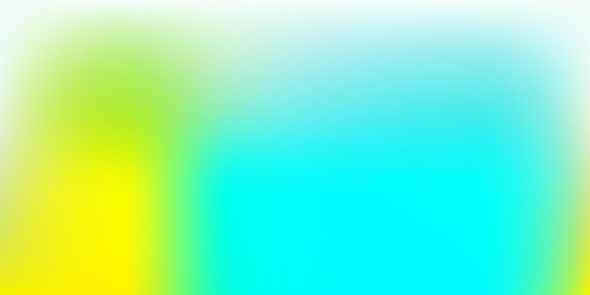 Light Blue Yellow vector abstract blur backdrop
