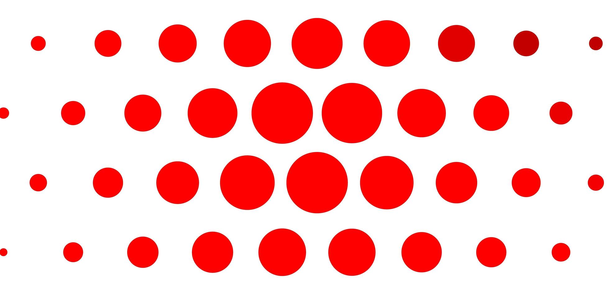 Light Red vector texture with disks Illustration with set of shining colorful abstract spheres Design for posters banners