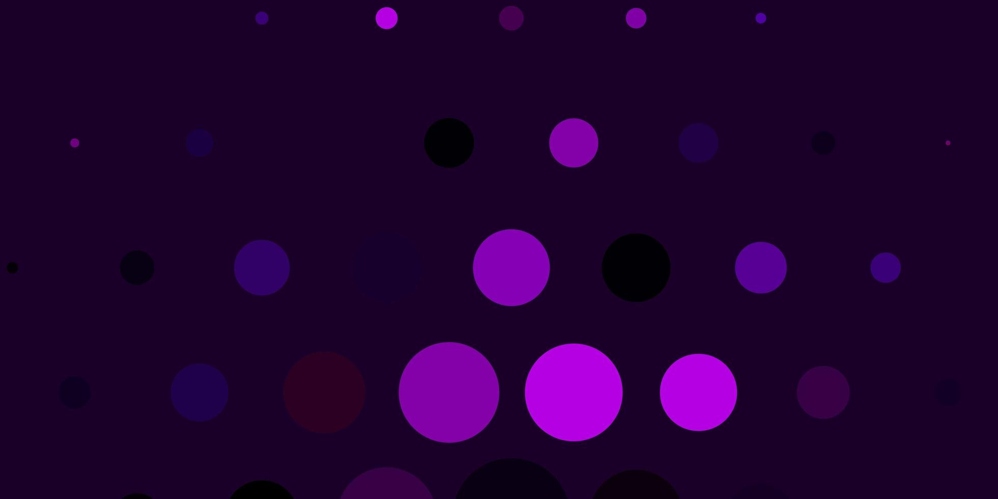 Light Purple vector background with bubbles Modern abstract illustration with colorful circle shapes Pattern for wallpapers curtains