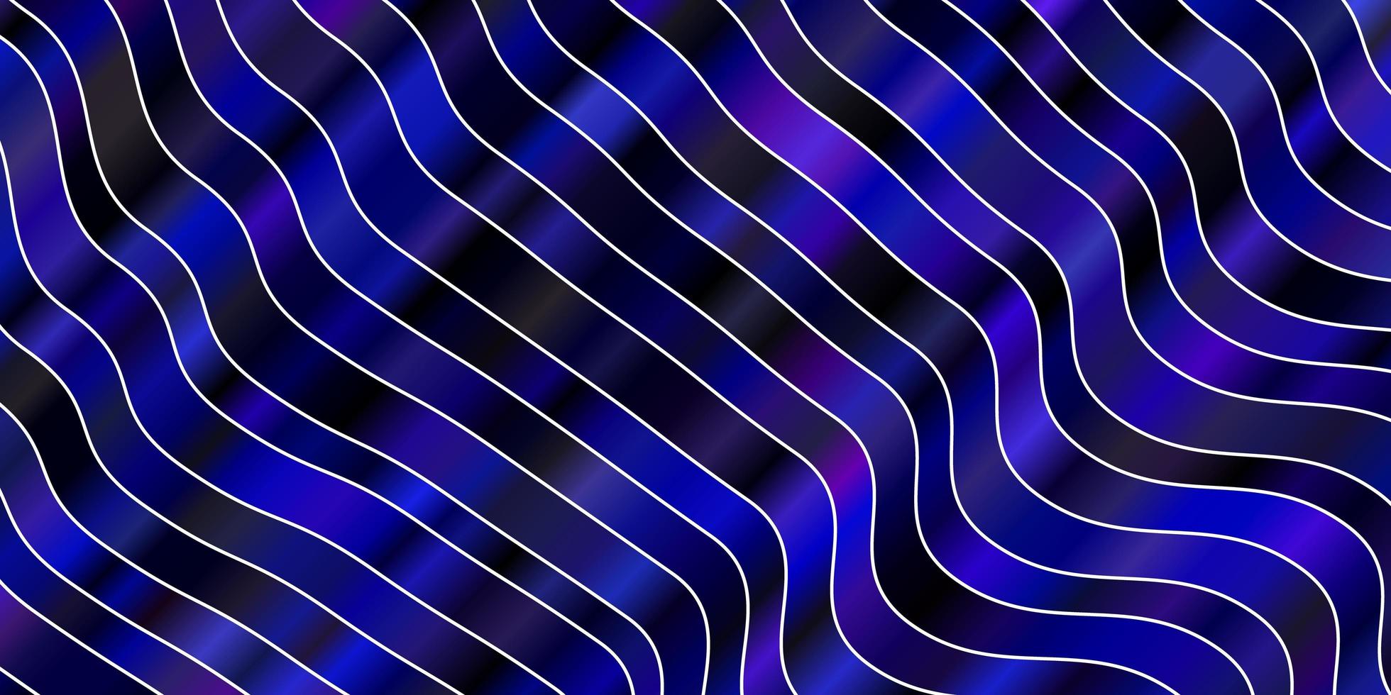 Diseño de vector azul rosa oscuro con curvas Ilustración de degradado abstracto con patrón de líneas torcidas para páginas de destino de sitios web