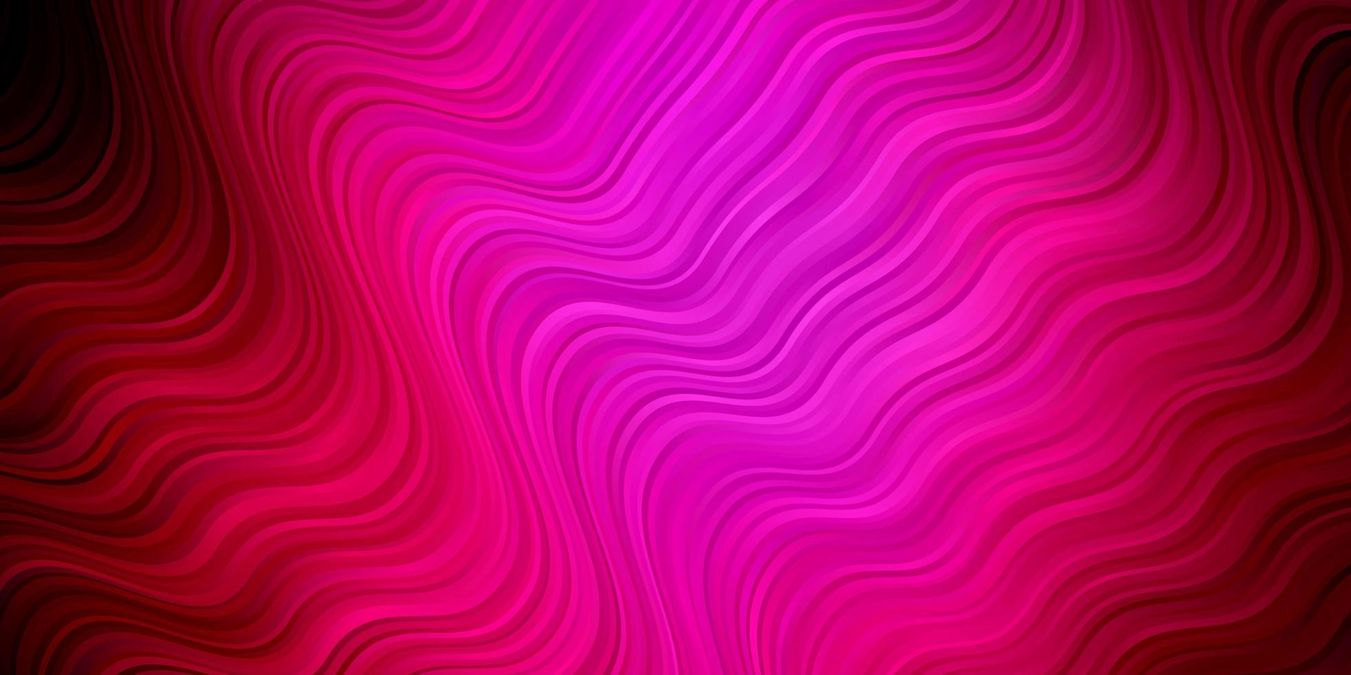 patrón de vector de color rosa oscuro con líneas torcidas ilustración colorida con líneas curvas el mejor diseño para sus carteles, pancartas
