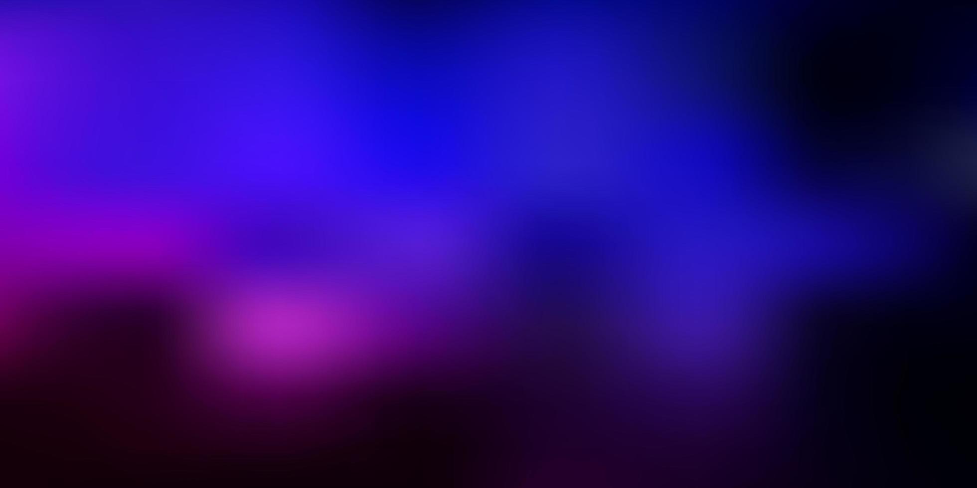 Dark pink blue vector abstract blur background