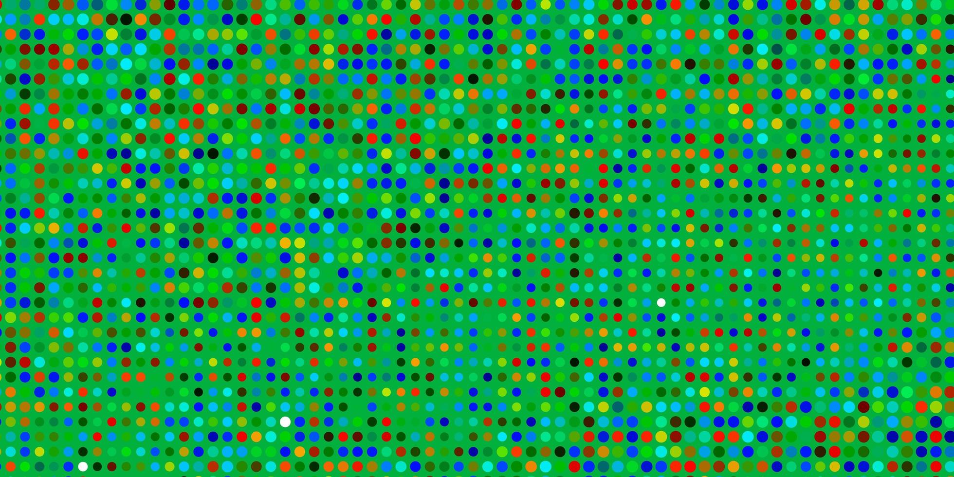 Dark Multicolor vector pattern with spheres Glitter abstract illustration with colorful drops Design for posters banners