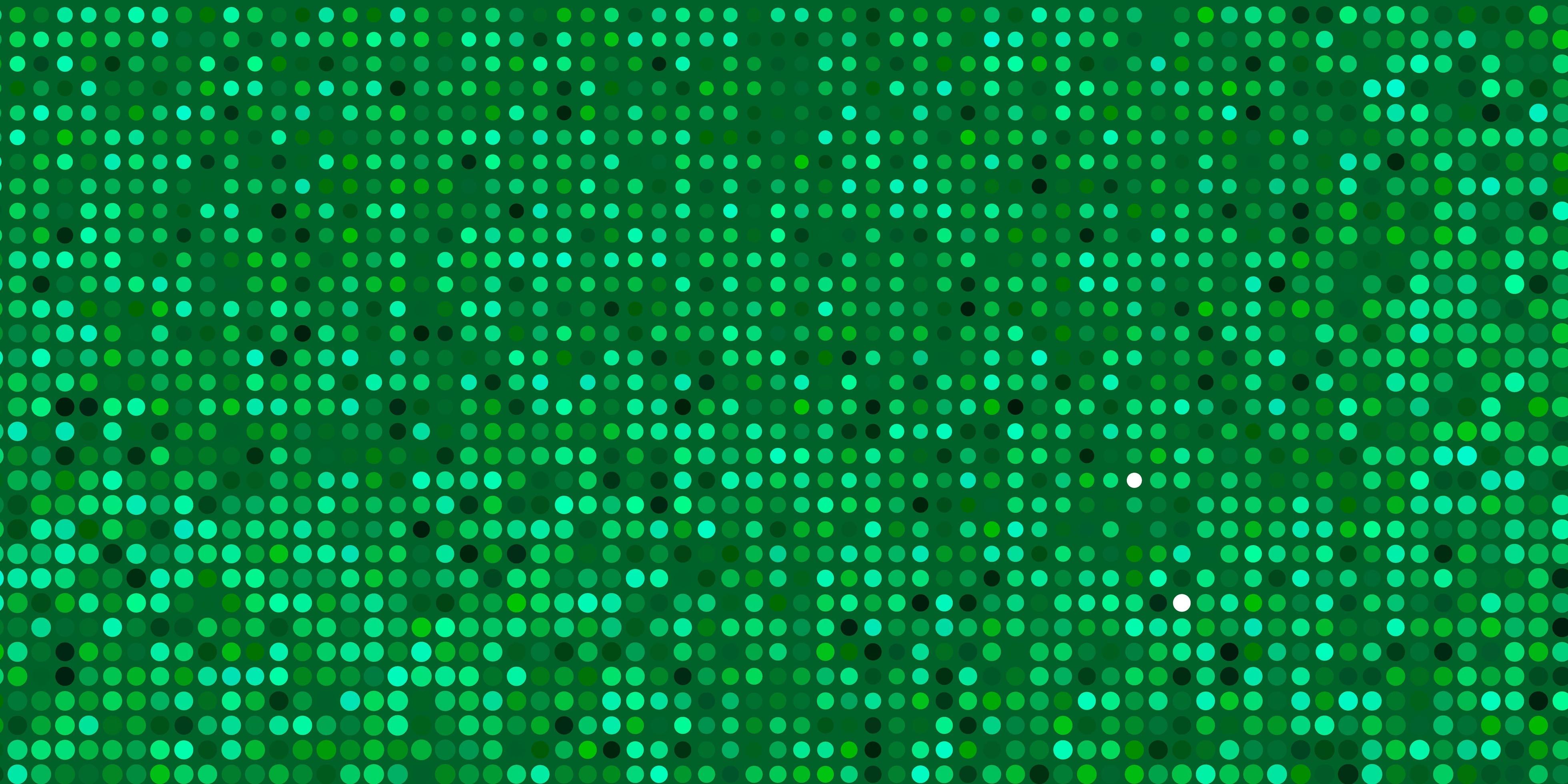 Light Green vector layout with circle shapes Abstract illustration with ...