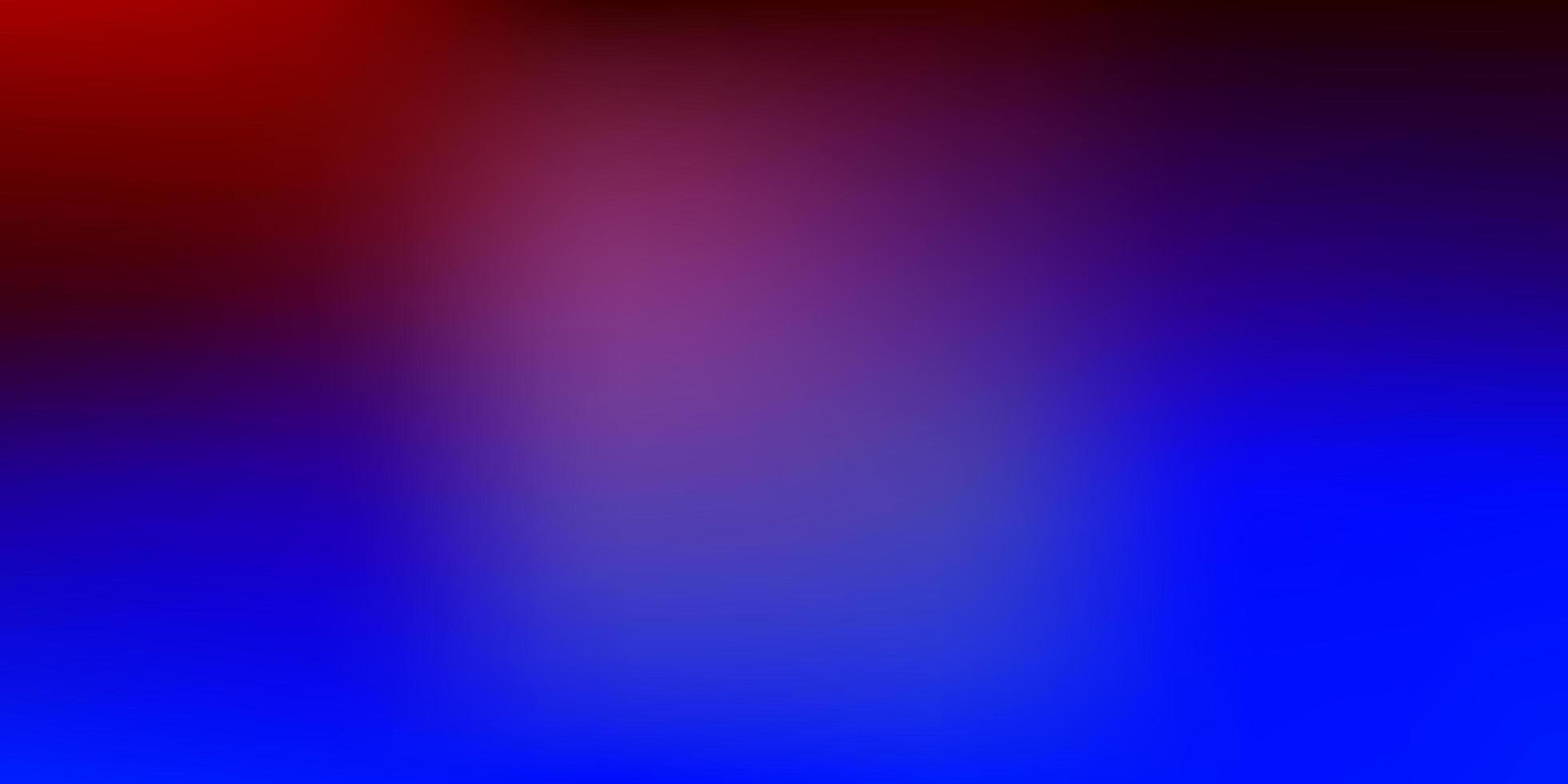 textura de desenfoque abstracto de vector azul oscuro rojo