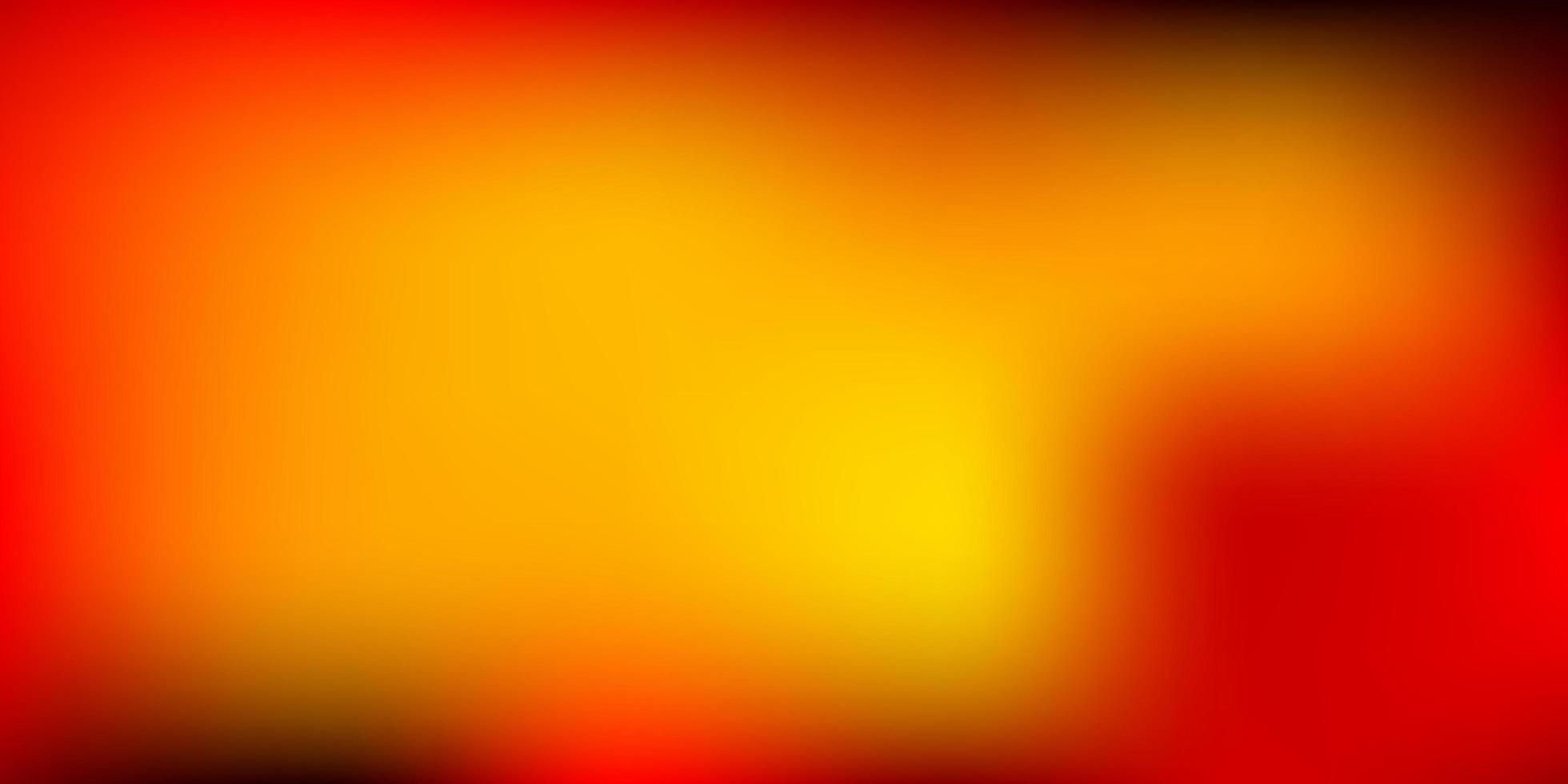 Dark Red Yellow vector gradient blur pattern