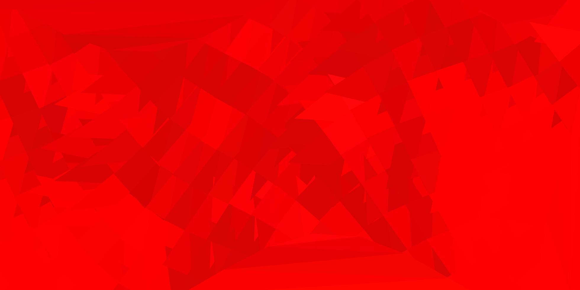 Light red vector gradient polygon layout