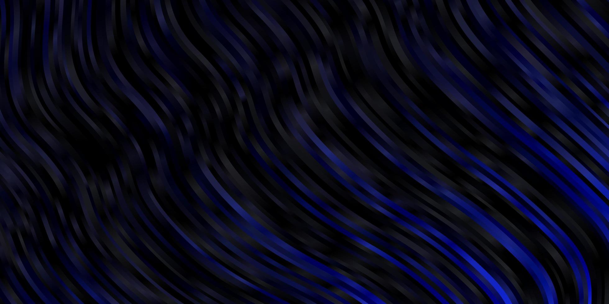 textura de vector azul oscuro con arco circular colorida ilustración abstracta con patrón de curvas de degradado para páginas de destino de sitios web