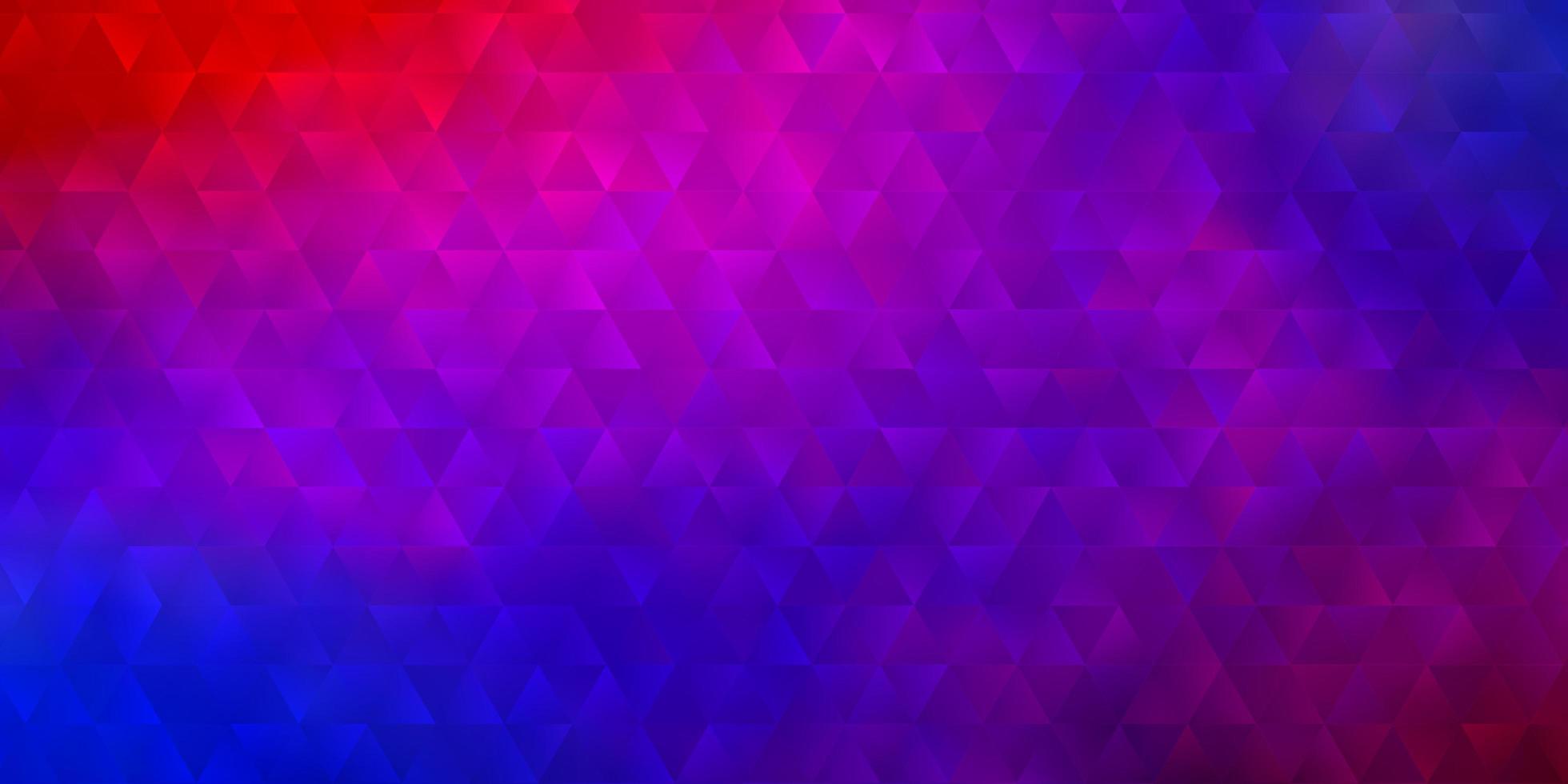 Light Blue Red vector texture with triangular style