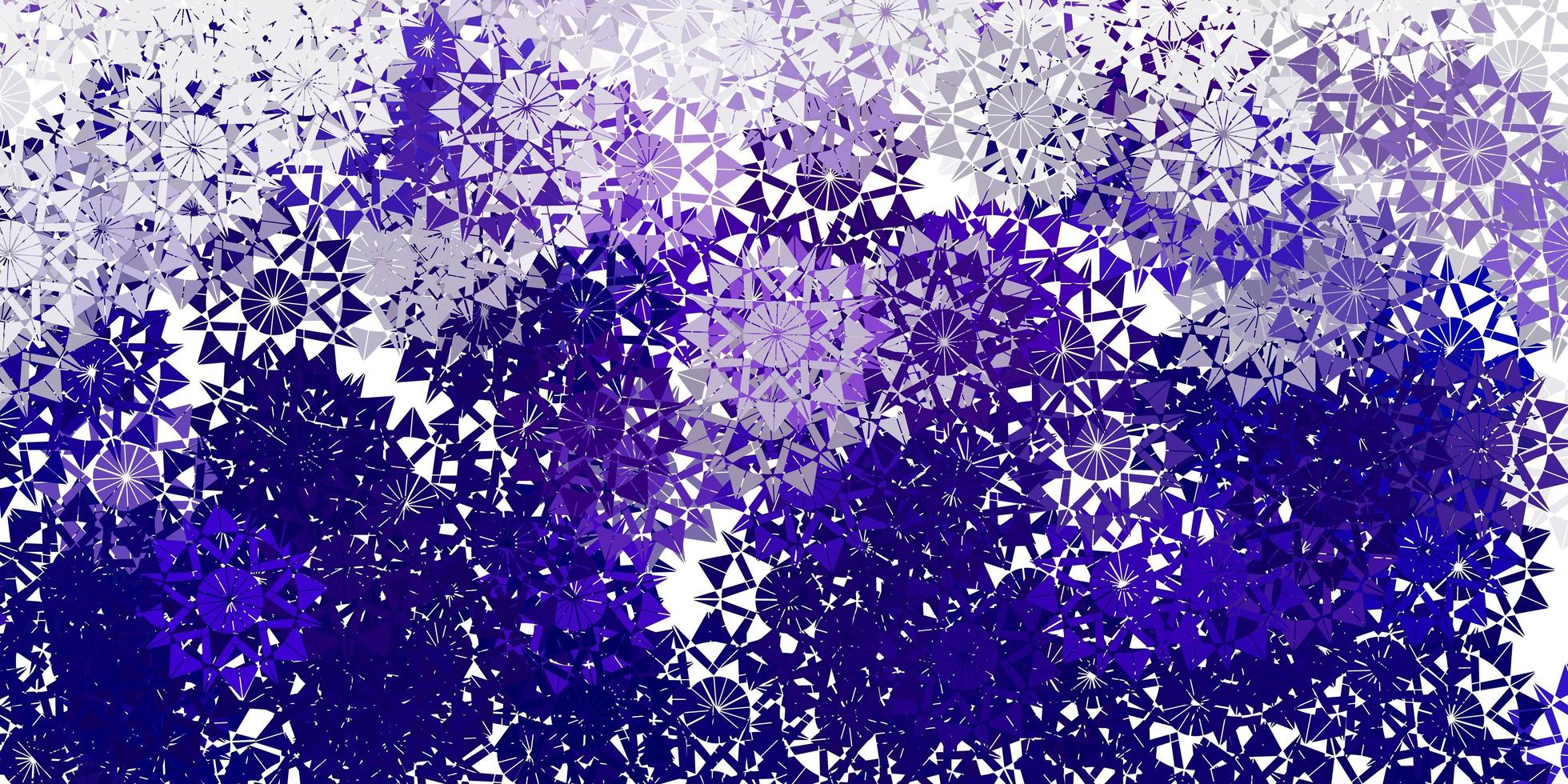 Light purple vector layout with beautiful snowflakes