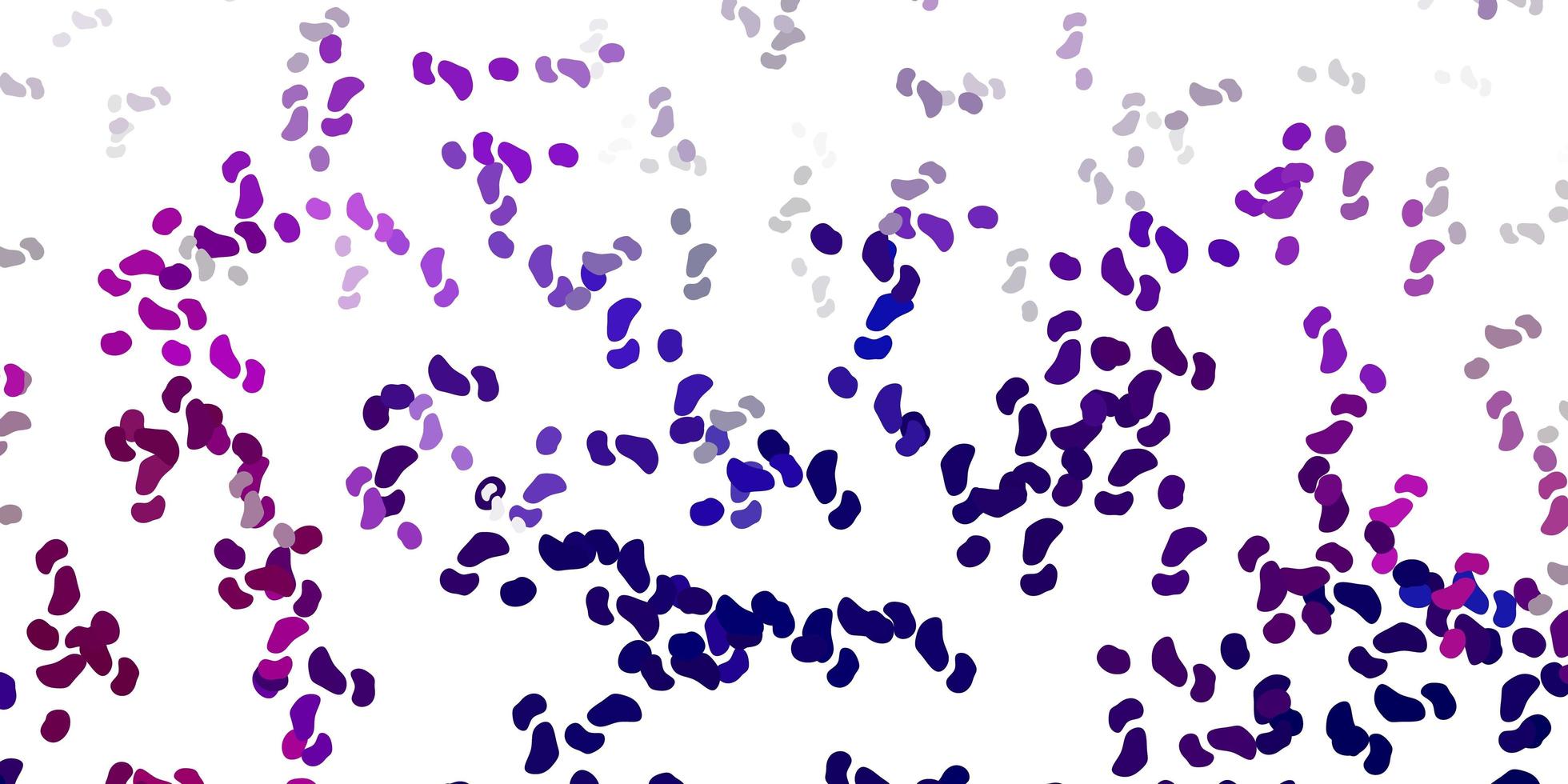 Plantilla de vector rosa púrpura claro con formas abstractas