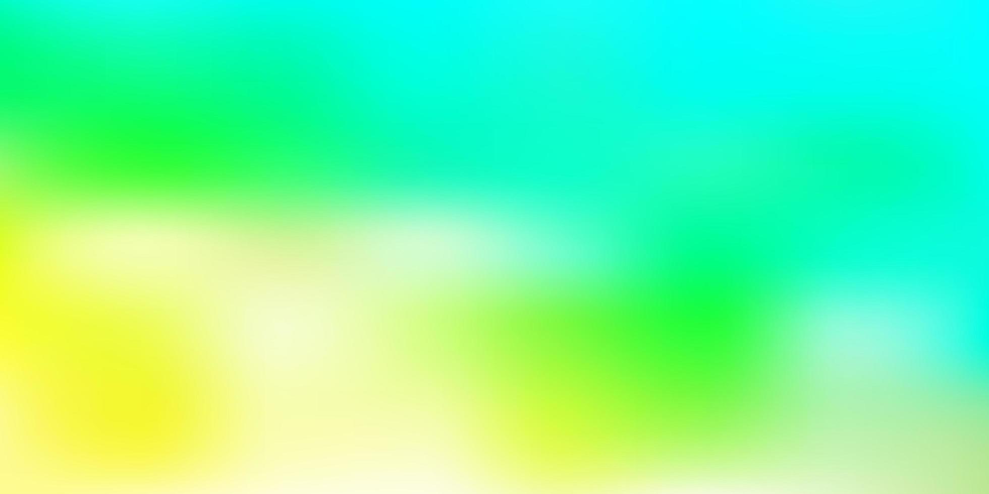 Light blue green vector gradient blur template