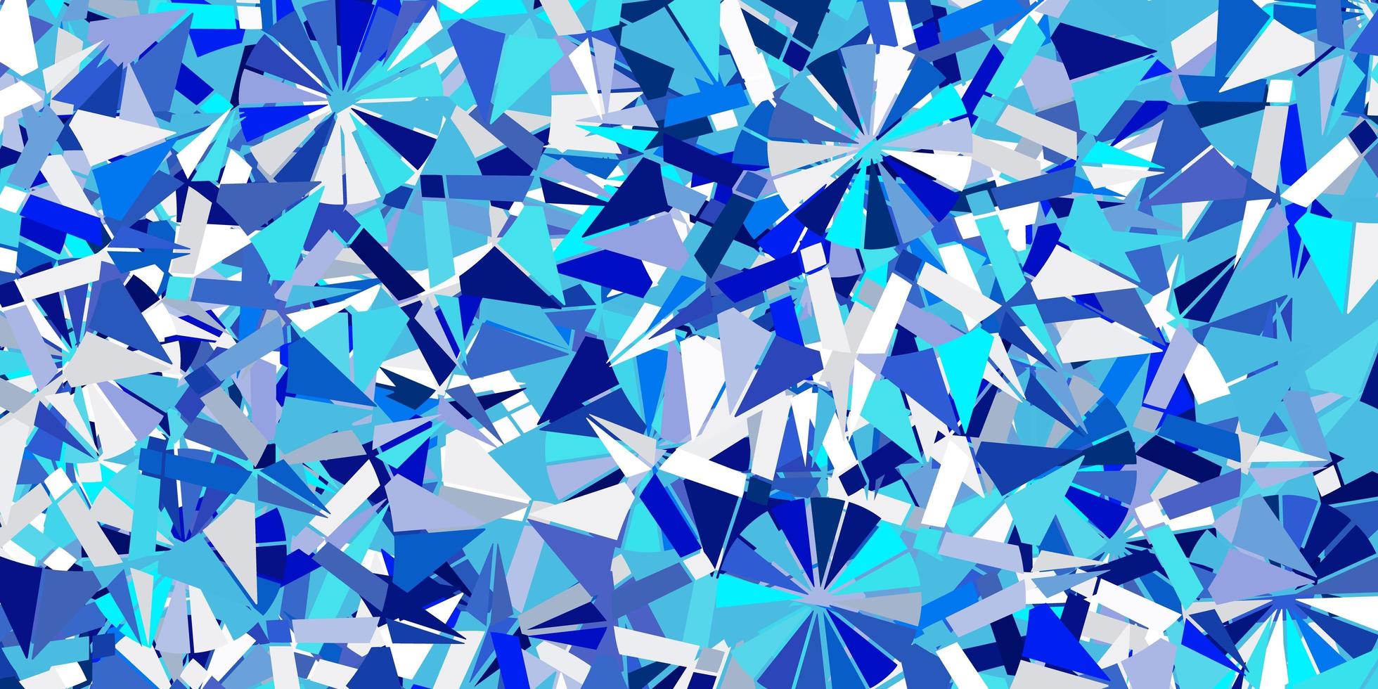 Light blue green vector background with christmas snowflakes