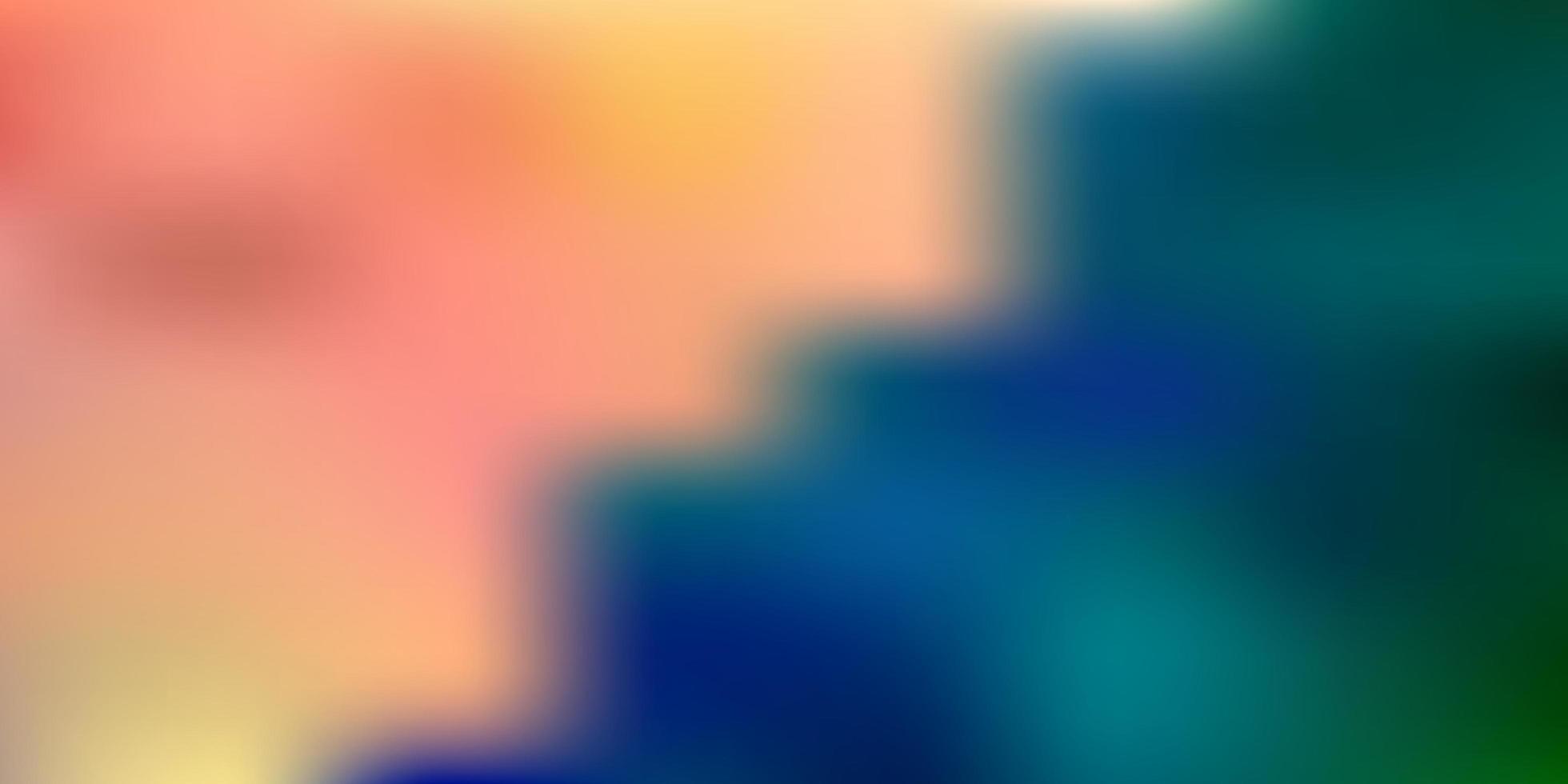 Light blue green vector gradient blur drawing