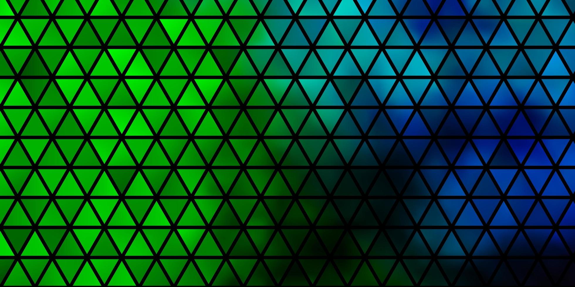 Light Blue Green vector pattern with polygonal style