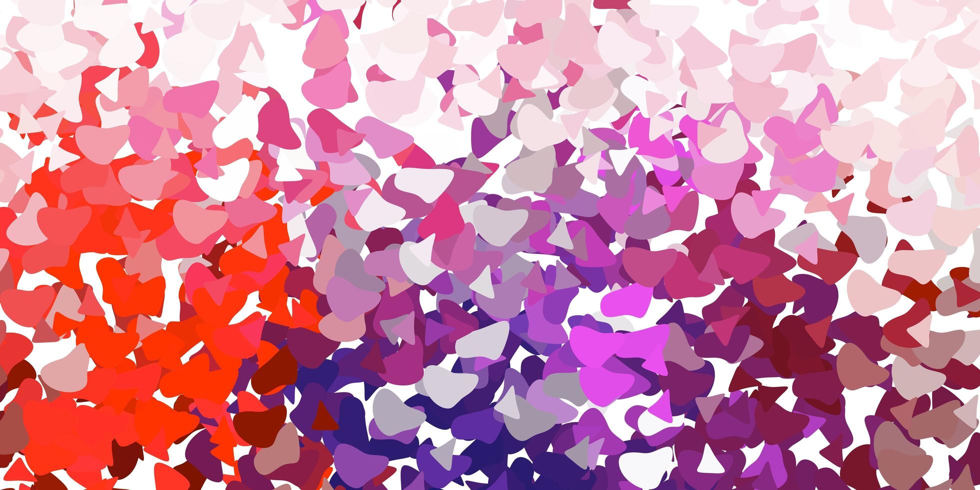 Light pink yellow vector texture with memphis shapes