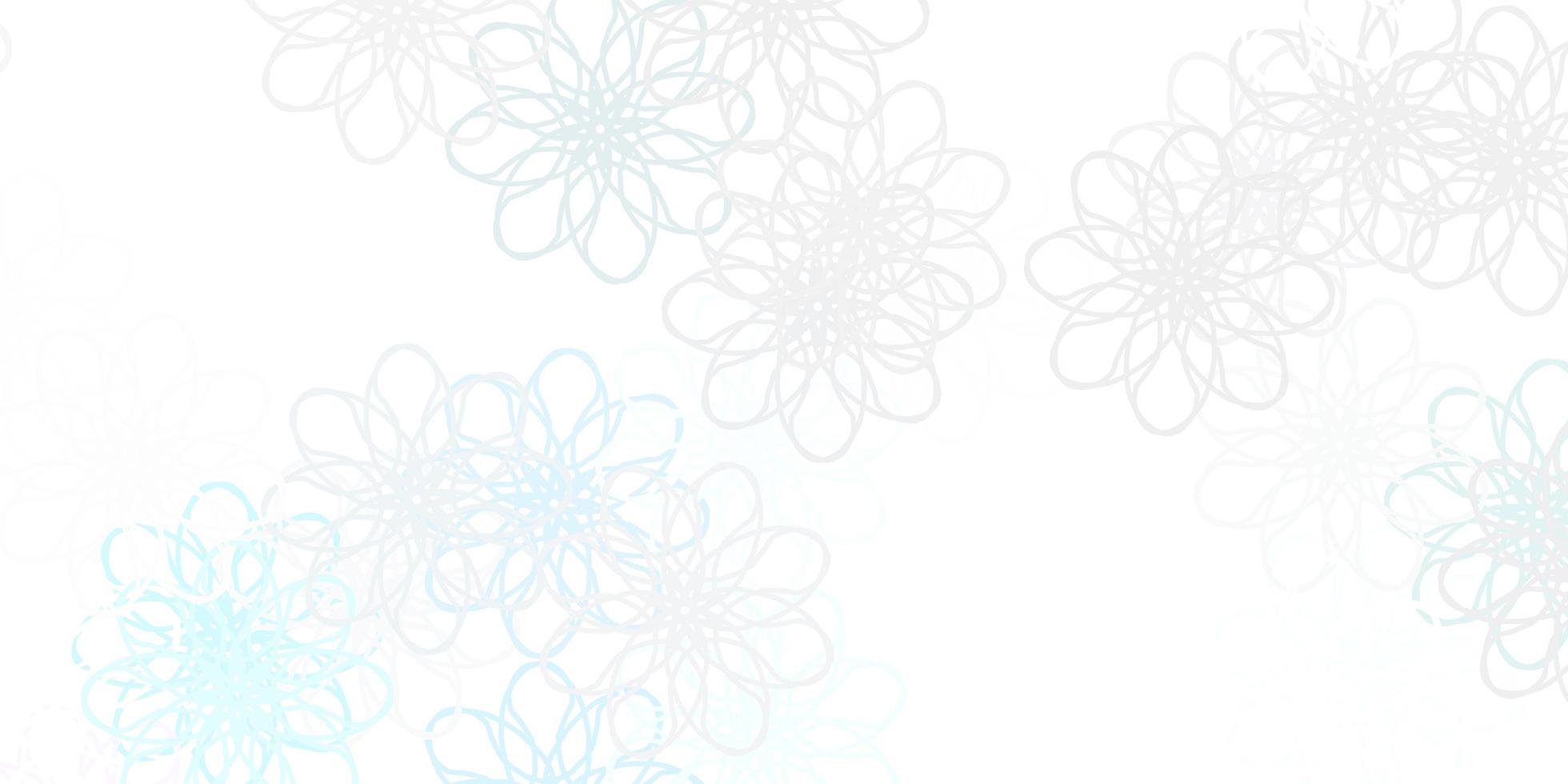 Light Pink Blue vector natural artwork with flowers