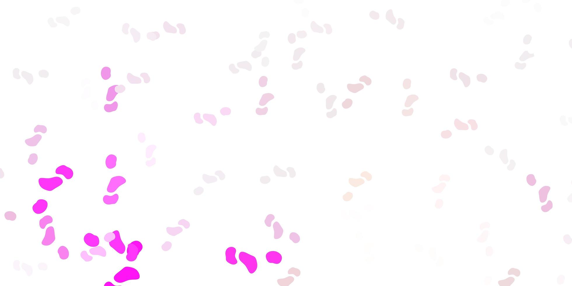 Light pink vector background with random forms