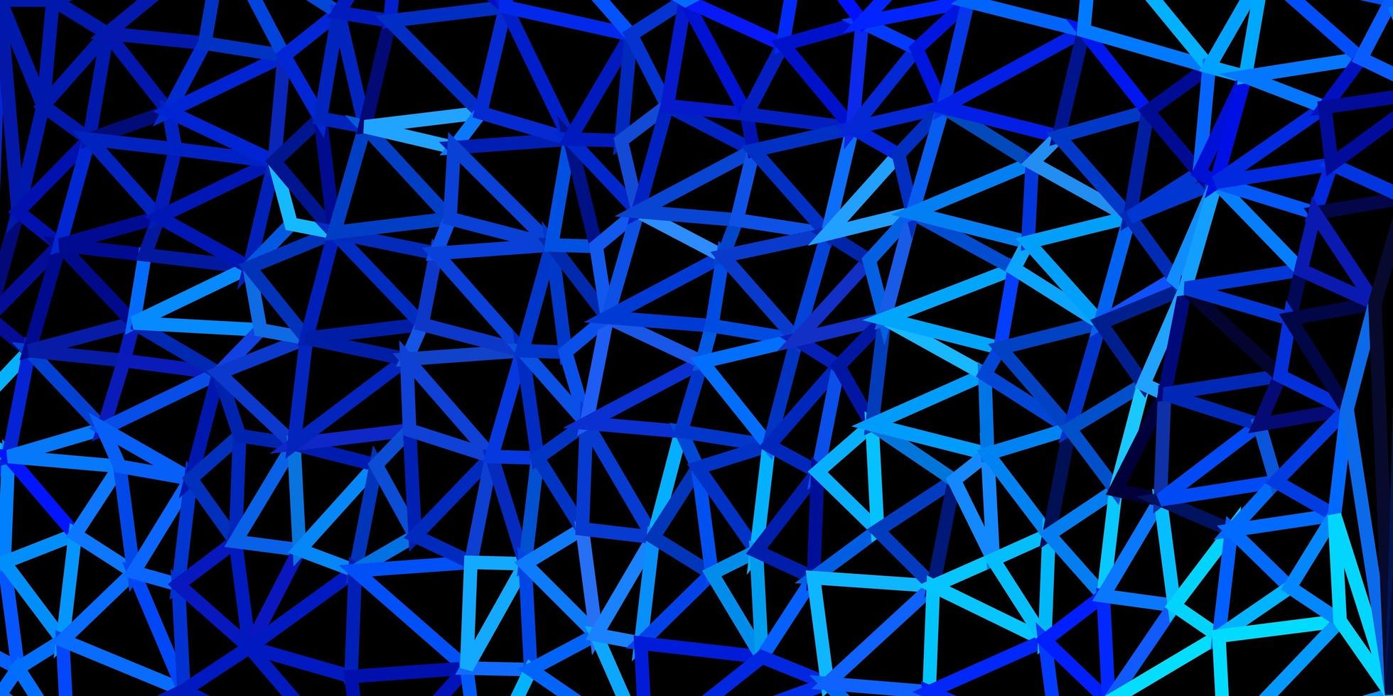 diseño de mosaico de triángulo vector azul claro