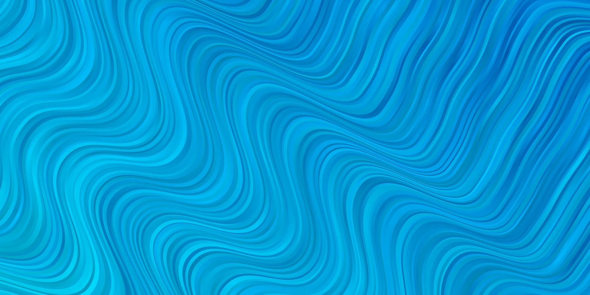 telón de fondo de vector azul claro con curvas ilustración colorida con líneas curvas mejor diseño para su banner de cartel publicitario